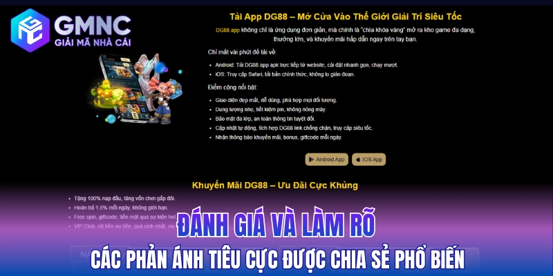 Đánh giá và làm rõ các phản ánh tiêu cực được chia sẻ phổ biến