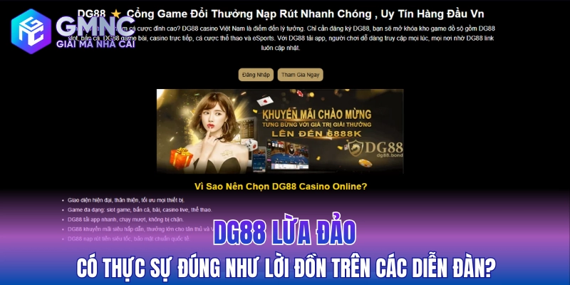 DG88 lừa đảo